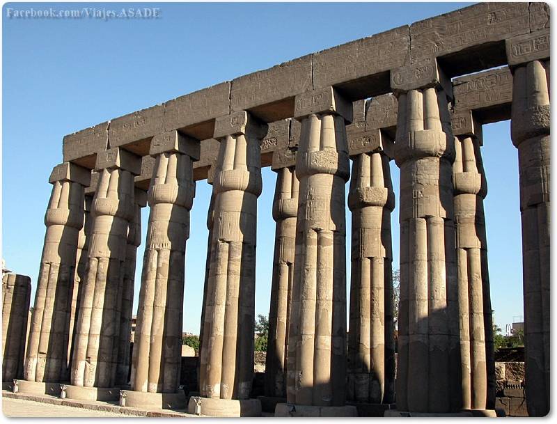 📷 Columnas del Templo de Lúxor