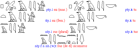 Jeroglíficos Jeroglíficos