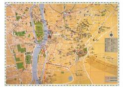 Plano del centro de El Cairo