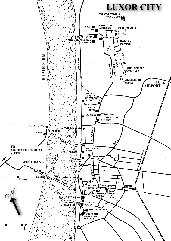 📜 Plano general de Lúxor 📜 Plano general de Lúxor