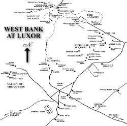 Plano de las zonas arqueolgicas Lxor